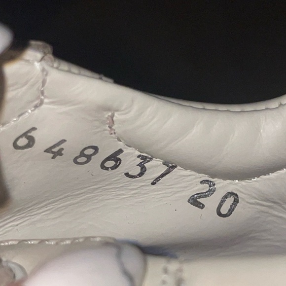 Baby Gucci Beige Multicolour Rhyton Strawberry Sneaker size 20 - Picture 7 of 9